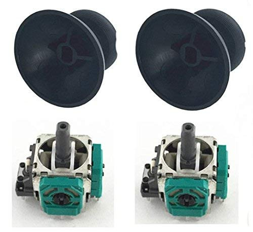 Replacement Analog 3D Joystick Thumbstick Thumb Stick 3D Rocker  plus Joystick Cap for Nintendo Switch NS Pro Controller