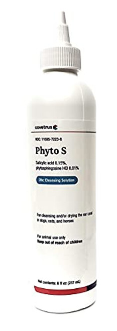 Phyto S -Formerly PhytoVet Ear- Cleansing Solution 8 oz Phyto S -Formerly PhytoVet Ear- Cleansing Solution 8 oz