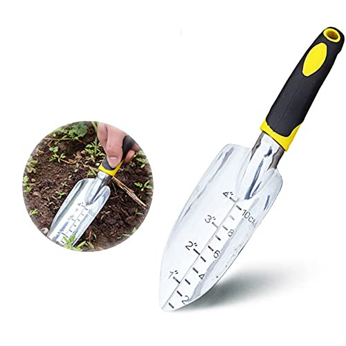 NANAOUS Weeding Tool Work?Garden Hand Shovel with Soft Rubberized Non-Slip Ergonomic Handle for Planting Transplanting, Weeding -Garden Tool Set-