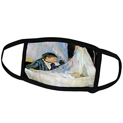 3dRose Florene Impressionism Art - The Cradle Painting - Berthe Morisot - Face Covers -fc-49377-2-