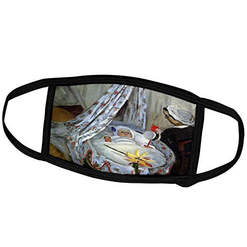 3dRose Jean Monet in The Cradle, Claude Monet Portrait Dated 1867, PD-US - Face Covers -fc-179211-1- 3dRose Jean Monet in The Cradle, Claude Monet Portrait Dated 1867, PD-US - Face Covers -fc-179211-1-