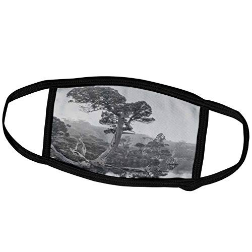 3dRose Australia, Tasmania, Cradle Mountain National Park Wombat Pool - Face Covers -fc-226211-1- 3dRose Australia, Tasmania, Cradle Mountain National Park Wombat Pool - Face Covers -fc-226211-1-