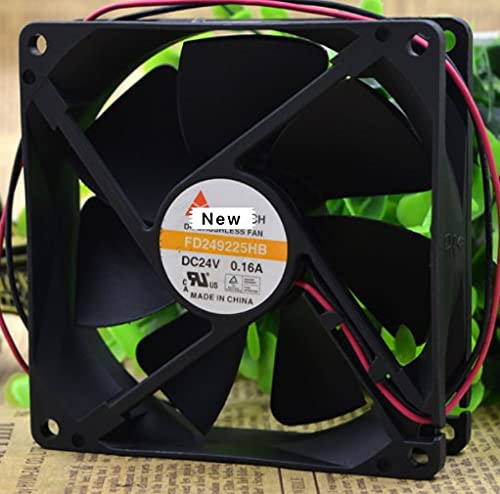 Davitu Remote Controls - For Emacro For Y.S TECH FD249225HB Server Cooling Fan DC 24V 0.16A 92x92x25mm 3-wire