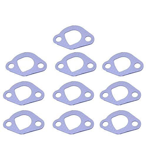 FLYPIG 10pcs Muffler Exhaust Gasket Fits for Honda GX110 GX120 GX160 GX200 5.5HP 6.5HP Engines