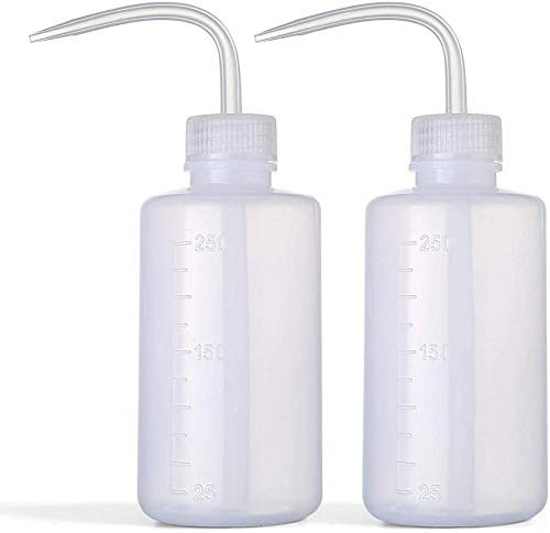 Wash Bottles - 2pcs 250ml Safety Wash Bottle Watering Tools, Economy Plastic Squeeze Bottle for Medical Label Tattoo Supplies Green Soap Cleaning Washing Bottle Wash Bottles - 2pcs 250ml Safety Wash Bottle Watering Tools, Economy Plastic Squeeze Bottle for Medical Label Tattoo Supplies Green Soap Cleaning Washing Bottle