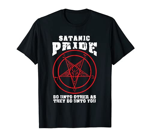 Satanic Pride Satan Satanism saying Baphomet devil Design T-Shirt
