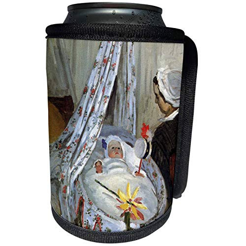 3dRose FabPeople - Claude Monet Portraits - Jean Monet in the Cradle, Claude Monet Portrait Dated 1867, PD-US - Can Cooler Bottle Wrap -cc-179211-1- 3dRose FabPeople - Claude Monet Portraits - Jean Monet in the Cradle, Claude Monet Portrait Dated 1867, PD-US - Can Cooler Bottle Wrap -cc-179211-1-