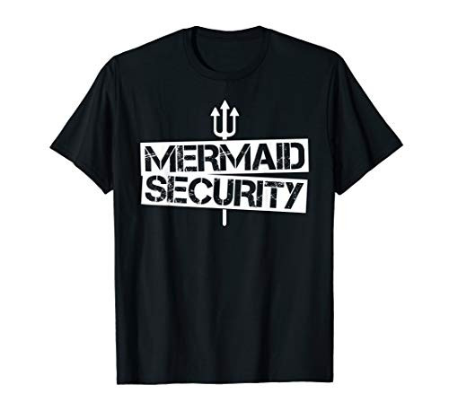 Mermaid Security Shirt Men Boys Swim Team Gift Swimmer T-Shirt Mermaid Security Shirt Men Boys Swim Team Gift Swimmer T-Shirt