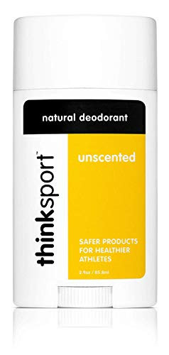 Thinksport Deodorant, Unscented -2.9 ounce- , Yellow/White/Black