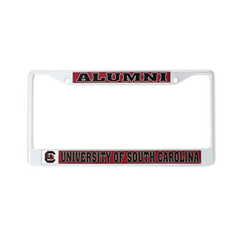 Desert Cactus University of South Carolina Alumni Metal License Plate Frame for Front Back of Car Officially Licensed (Alumni)