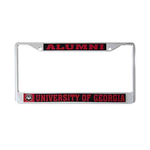 Desert Cactus University of Georgia Alumni Metal License Plate Frame for Front Back of Car Officially Licensed UGA Bulldogs (Alumni)