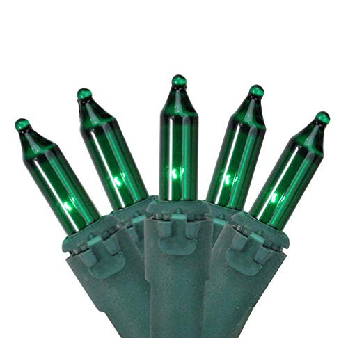 Northlight 150-Count Green Mini Incandescent Net Style Christmas Lights - 6ft Green Wire