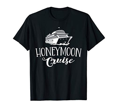Honeymoon Cruise Couples Matching Vacation Boat Him Her T-Shirt