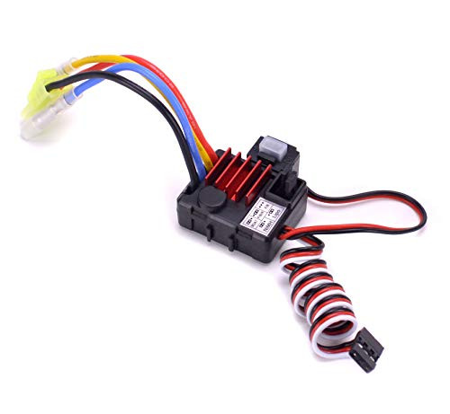FPVDrone RC Waterproof 25A ESC Brush Electric Speed Controller with 6V/1A BEC for 1/18 1/24 RC Car FPVDrone RC Waterproof 25A ESC Brush Electric Speed Controller with 6V/1A BEC for 1/18 1/24 RC Car