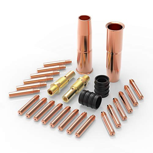 YESWELDER MIG Welding Gun Kit .045" Tip-Nozzle-Diffuser-Adapter for Lincoln Magnum 200/250 Tweco 2