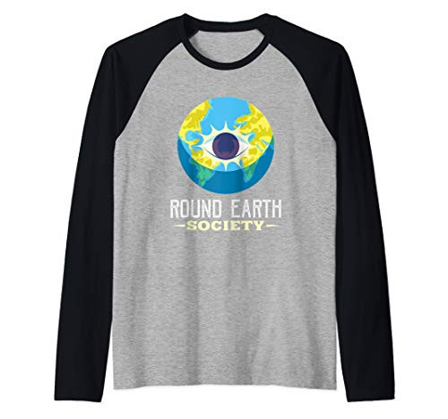 Round Earth Society Raglan Baseball Tee