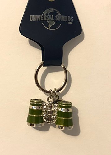 Universal Studios Exclusive Jurassic Park Green Binoculars Keychain Keyring