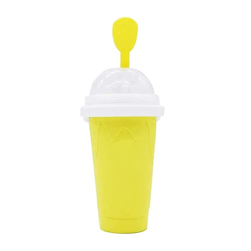 Slushie Maker Cup, Icee Slushy Shaver Frozen Magic Cup, Slushy Maker Cup , Create a Slushy From Your Favorite Drinks in Less than a Minute-Yellow- Slushie Maker Cup, Icee Slushy Shaver Frozen Magic Cup, Slushy Maker Cup , Create a Slushy From Your Favorite Drinks in Less than a Minute-Yellow-