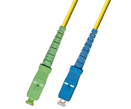 3M - Singlemode Simplex Fiber Optic Cable -9/125- - SC/APC to SC/UPC