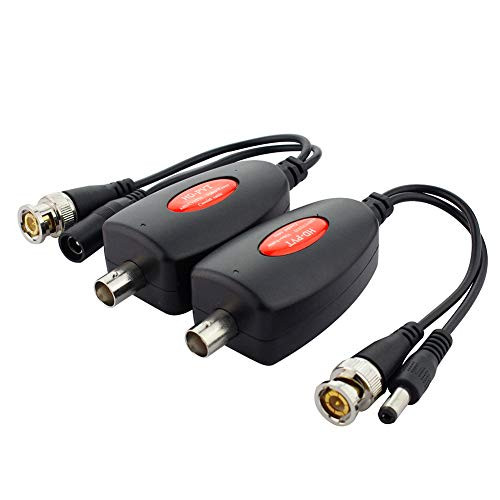 1 CH Power Over Coax Transmitter, Sending Analog Video and Power Over Coaxial AHD/CVI/TVI Video  plus Power Supply Coaxial HD Multiplexer