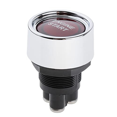 Fevas 12V 50A Universal Automotive Car Engine Start Button Push Button Ignition Switch