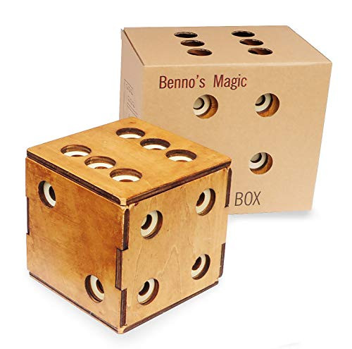 Logica Puzzles Art. Dice Secret Box - Wooden Brain Teaser - Secret Safe - Difficulty 5/6 Incredible - Leonardo da Vinci Collection Logica Puzzles Art. Dice Secret Box - Wooden Brain Teaser - Secret Safe - Difficulty 5/6 Incredible - Leonardo da Vinci Collection