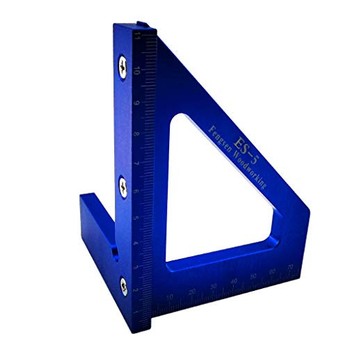 ES-5 Woodworking Carpentry Ruler Measurement Square Layout Miter Triangle Ruler Metric Gauge Toohr Measure Tools multi angle measuring ruler