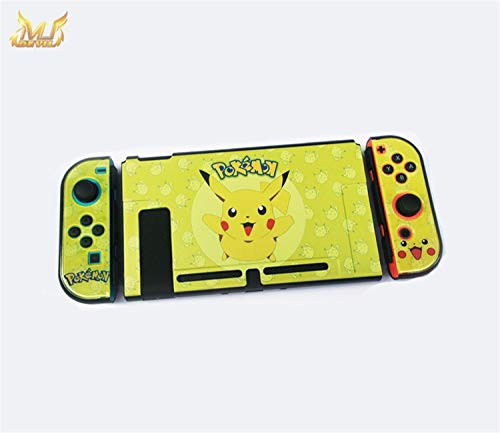 MUDEVIL Protective Case for Nintendo Switch | Pokemon Happy Pikachu | Anti-Scratch Shockproof Slim Cover Case for Nitendo Switch and Joy-Con