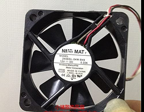 Davitu Remote Controls - for NMB-MAT 2410ML-04W-B19 C14 Server Cooling Fan DC 12V 0.10A 60X60X25mm 3-wire