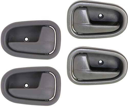 Garage-Pro Interior Door Handle Compatible with KIA SPORTAGE 1995-2001 Front and Rear Door Handle Right Side and Left Side Set of 4 Inside Dark Gray Plastic Garage-Pro Interior Door Handle Compatible with KIA SPORTAGE 1995-2001 Front and Rear Door Handle Right Side and Left Side Set of 4 Inside Dark Gray Plastic