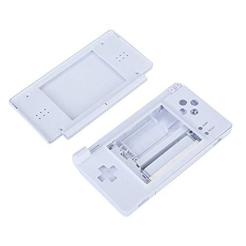 Tihebeyan Replacement Case Shell Housing for Nintendo DS Lite, Full Repair Parts Replacement Housing Shell Case Kit Compatible for Nintendo DS Lite NDSL-White-