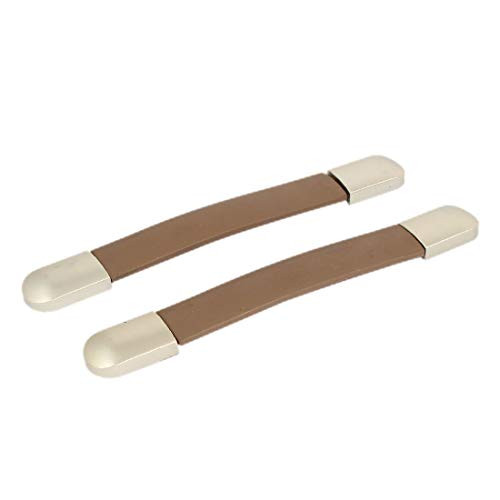 New Lon0167 206mm Length Featured Plastic Pull Handle reliable efficacy Knob Brown 2PCS for Case Box Suitcase-id:e85 ba 6e 1a3-