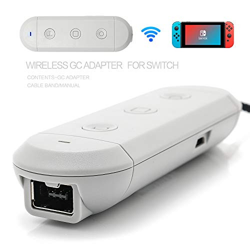 Wireless Adapter for Nintendo Switch, Compatible with Nintendo Switch and PC, Works With GameCube Controller, Classic Edition Controller, Wii Classic Controllers