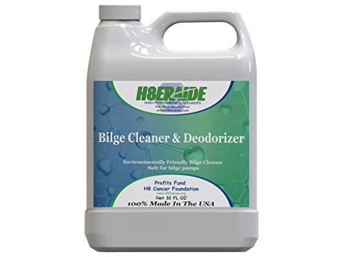 H8eraide Bilge Cleaner - Eco Friendly Non-Foaming Boat Bilge Cleaner - Leaves Your Bilge Clean and Deodorized