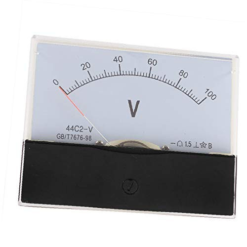 X-DREE DC 0-100V Analog high performance Panel Voltmeter Voltage essential Meter Measure Gauge well made Class 1.5-818-7a-79-6ca-