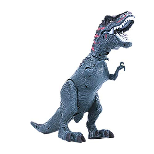 Topaty 43cm Kids Walking Remote Control T-Rex Tyrannosaurus Rex Dinosaur RC Toy Figurine w/Light-Up Eyes, Roaring and Stomping Sounds