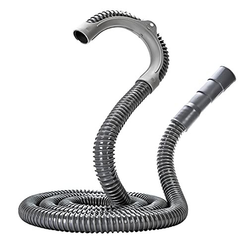 Washing Machine Drain Hose Kit 12 FT , Universal 1" to 1-1/4" and 1-1/8" Washer Replaceable Drain Hose , Corrugated Flexible Washer Drain Extension with Clamp