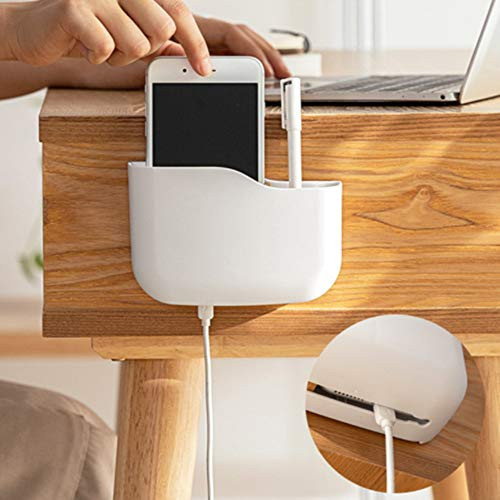 Anncus Storage Case Holder Wall Mounted Storage Box Mobile Phone Holder Remote Control Air Conditioner Mobile Phone Plug Holder