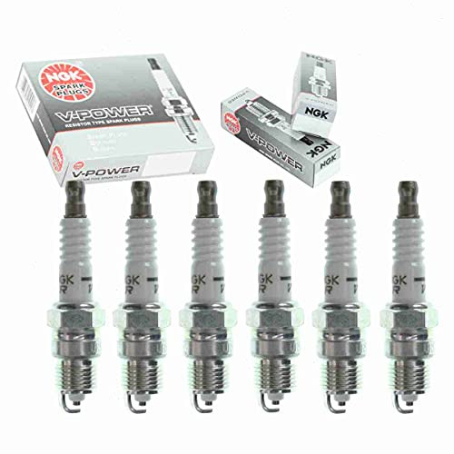 6 pcs NGK V-Power Spark Plugs for 1988-1995 Chevrolet C1500 4.3L V6 - Engine Kit Set Tune Up