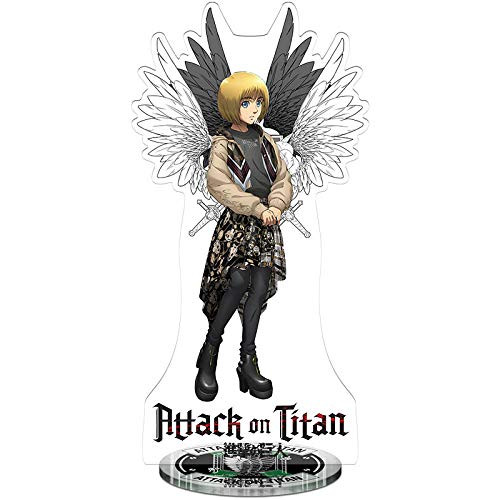 Acrylic Stand Figure Attack on Titan Figure Display Stand Acrylic, Eren Jager Mikasa Ackerman Armin Arlert Levi Ackerman Desk Home Decoration Display Action Figure Stand Miniature