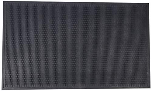 Portico Systems Channel Rib Plus Entrance Mat, Ideal for Home or Office Usage, 3' x 5' Charcoal