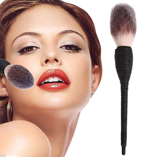 Make Up Brushes 1PC Handmade Rattan Handle Makeup Brush Professional Powder Makeup Brushes Blush Brush Cosmetic Make Up Tool For Blending And Applying-Tricolor-