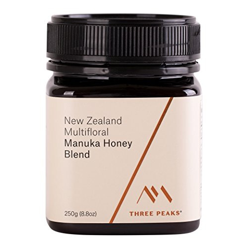 Three Peaks Manuka Honey New Zealand  Multifloral Blend, 8.81 oz (250gm) - 100% Natural honey, Raw honey  Healing Manuka honey