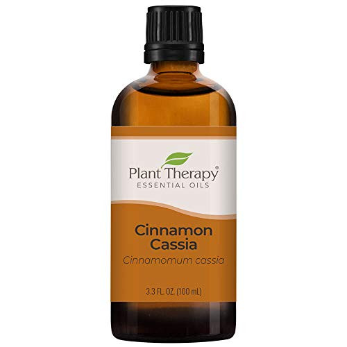 Plant Therapy Cinnamon Cassia Essential Oil 100 mL -3.3 oz- 100 percent Pure, Undiluted, Therapeutic Grade Plant Therapy Cinnamon Cassia Essential Oil 100 mL -3.3 oz- 100 percent Pure, Undiluted, Therapeutic Grade