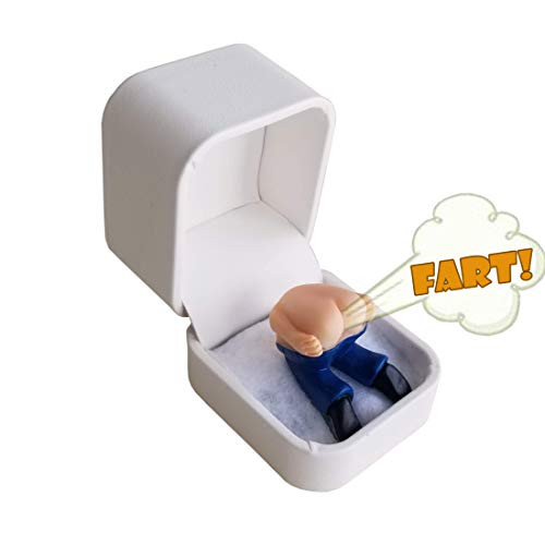 The Moon Ring - "It Farts When You Open it" Father's Day Gag Gift -Ring box containing farting butt, no ring- AS SEEN ON THE BACHELORETTE 2020