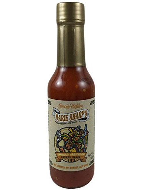 Marie Sharp's Smoked Habanero Pepper Sauce, 5oz. -Pack of 3-