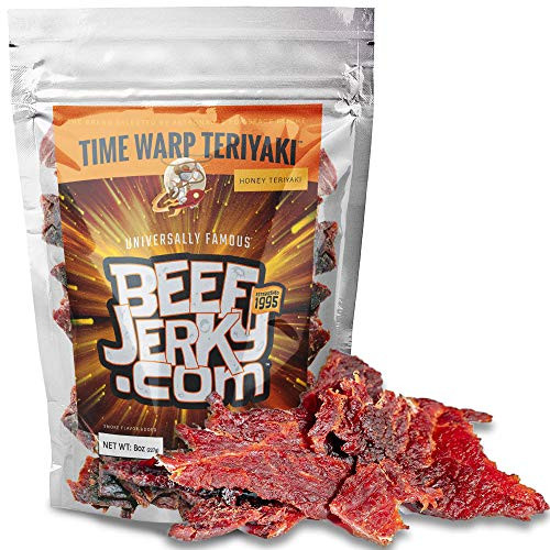 BeefJerky.com, Sweet Teriyaki, Gourmet Beef Jerky -Time Warp Teriyaki, 8 oz-