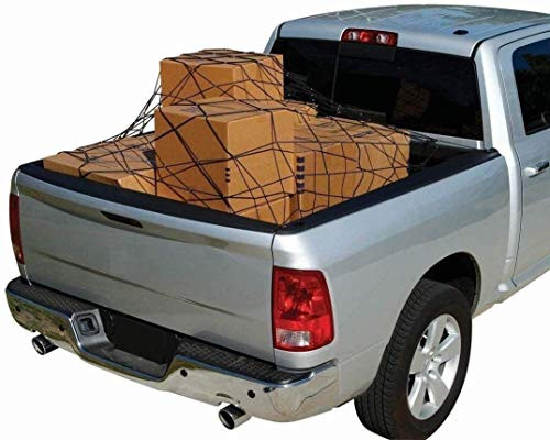 Stretchable Floor Style Trunk Cargo Net for Dodge RAM Pickup Full Size Long Bed 66" x 98" New