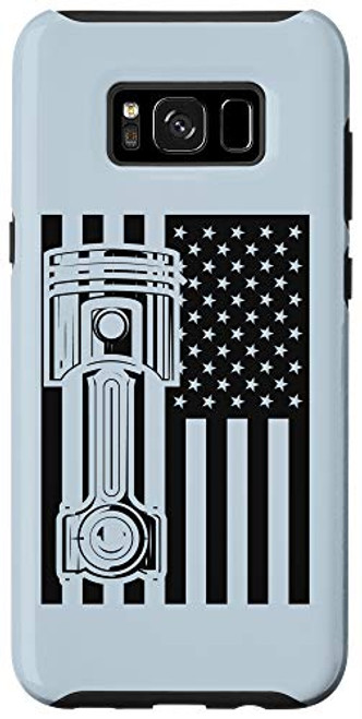 Galaxy S8 plus American Flag Car Engine Piston Vintage Classic Car USA Gear Case Galaxy S8 plus American Flag Car Engine Piston Vintage Classic Car USA Gear Case
