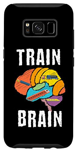 Galaxy S8 Vintage Train Brain Trainspotter Railway Hobbies Engine Gift Case